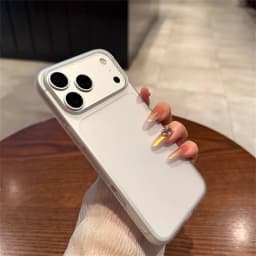 Ultra Thin Transparent HD Hard PC Case For iPhone 18 17 Pro Max Air 16 15 14 13 12 Plus Slim Simple Clear Matte Frosted Cover