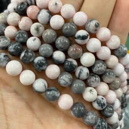 Natural Stone Amethyst Green Jade Agate Rose Quartz Apatite Turquoise Round Bead for Jewelry Make Diy Women Bracelet Accessories