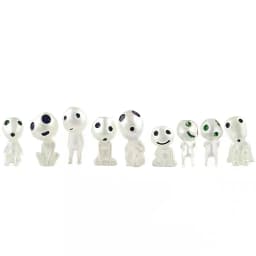 10Pcs Luminous Elves Mini Figures Fish Tank Decor Kodama Glow in The Dark Figures Garden Micro Flower Potted Landscape Ornament