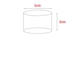 Acrylic Transparent Cylindrical Ring Jewelry Display Stand Doll Mold Storage Stand Earring Stand Makeup Photography Stand