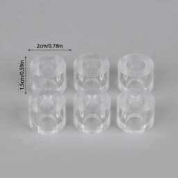 6pc Ceramic Coral Frag Bracket Easy Adjustable Cultivation Live SPS Rack Holder Marine Reef Fish Aquarium Landscaping Decoration