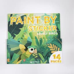 Mr Paper 14sheets/bag Sticker Book Students' Handmade 3D Geometric Collage DIY Stickers Early Educational Stickers For Journal