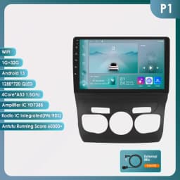 Hizpo 10.1 Inch Wireless CarPlay Android Auto Car Radio For Citroen C4 C4L 2013 - 2017 Multimedia Autoradio Octa Core 4G Stereo