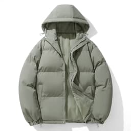 Men Hong Kong Style Hooded Bread Coat Men Oversize Loose Down Cotton Outfit Men Thick Cold Resistant Youth Winter Hooded Parkas