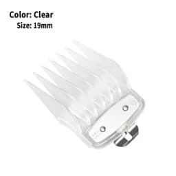 Professional Hair Clipper Limit Guide Comb for Wahl Trimmer Barber Guide Comb Haircut Tool Clipper Limit Combs Black/Clear