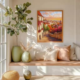 CHENISTORY Diamond Painting Pictures 5D Simple Diy Crafts Drawings With Diamonds Landscape house Crystal Living Room Decoration