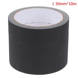 25/50mm 10m Gaffer Tape No Residue Non-Reflective Tear Book Repair Bookbinding Tape Matte Gaff Stage Cloth Tape For Photography