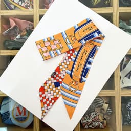 Printed Silk Scarf for Women Summer Lightweight Neck Scarf Collar Bandana Bag Strap Decorative Present Gift Accessories
