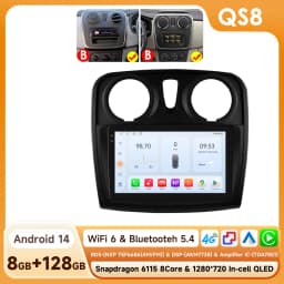 Hizpo Android Auto Radio For Renault Logan 2 2012-2019 Sandero 2 2014-2019 4G Car Multimedia GPS 2 Din Stereo CarPlay WIFI DSP