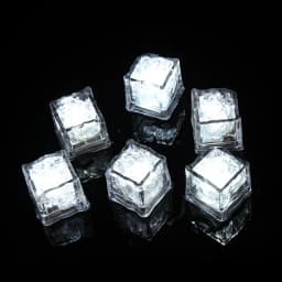 LED Ice Light Glowing Ice Cubes Touch Sensitive Lights Bar Atmosphere Light Lighting In Water For Juice Wine Drinking Glass
