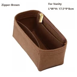 Felt Handbag Insert Bag Bag Support Storage Purse Liner Portable Organization Internal Bag for LV Nice Nano/Mini/BB/Vanity