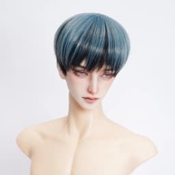 New 1/6 1/4 1/3 Doll's Wig for 30/45/60cm Bjd Doll Soft Silk Short Hair Girl Toys Dress Up Play House Doll Accessories, No Doll