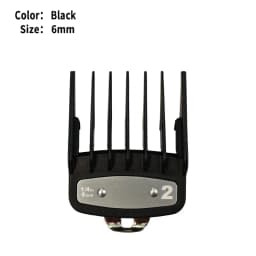 Professional Hair Clipper Limit Guide Comb for Wahl Trimmer Barber Guide Comb Haircut Tool Clipper Limit Combs Black/Clear