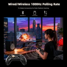 Anbernic RG G01 / RG P01 Retro Games Controller Hall Effect Triggers XBOX Gamepad for PC Android IOS Steam Linux Supports Bluetooth 5.3/Wired/2.4G Wireless