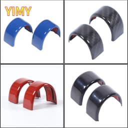 2x ABS Red Plastic Car Steering Wheel Positioning Label Decorative Cover Suitable for BMW 5 Series G60 2024-2025 X3 G45 2025