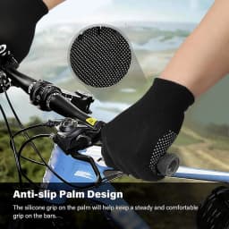 Non-slip Nylon Gloves for Safety Work Outdoor Cycling Breathable Half Finger Gloves Mittens Men Fingerless Touchscreen Gloves
