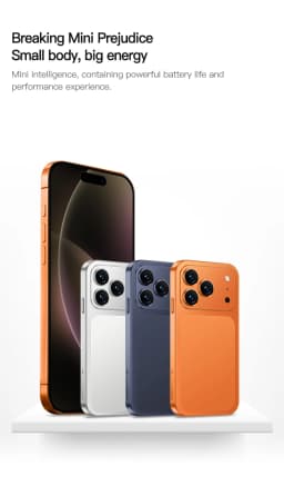 2026 New ONEMYTH Orange A18 Pro&A19 Pro, 3.99″/4.5″, 2000mAh Battery, 4G Network Dual SIM Cards, mini Smartphone