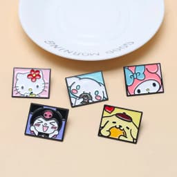 5pcs Cute Dog Cat Enamel Pin Set Cartoon Brooch For Coat Backpack Brooches Fashion Lapel Badges Jewelry Gift for Friends