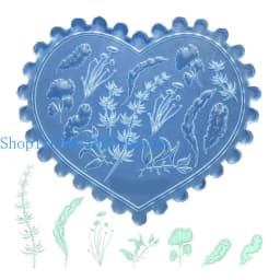 Silicone Nail Art Mold Accessory Molds Various Shape 3D Nail Decorative Mold Silicone Texture for Various Nail Types