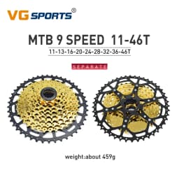 VG SPORTS MTB Cassette 8 9 10 11 12 Speed 40T 42T 46T 50T 52T Mountain Bike Cassette Separate Cassete Freewheel Bracket Sprocket