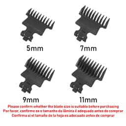 For Kemei KM-2299 1 2 3 5 7 9 11mm Professional Hair Trimmer Limit Comb Guards Hairdresser Hair Cutting Guide Barber Accesories