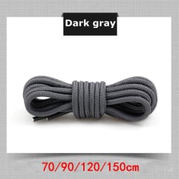 Round Shoe Laces Classic High Quality Black Shoelaces Outdoor Casual Sneakers Mountaineering Polyester Shoe Lace
