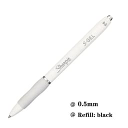 1pcs American Sharpie Press Gel Pen 0.5mm Black Ultra-fast-drying Smooth Signature Pen Cute Stationery Office Accessories Caneta