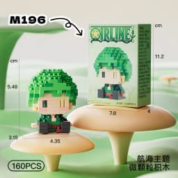 Anime Building Block One Luffy Nami Usopp Assembly Piece 3D Model Robin Franky Jinbe Sanji Mini Bricks Figure Toys For Gift