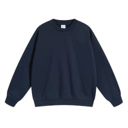 ZODF 2024 Autumn Winter Men's Basic O-Neck Sweatshirt Unisex Loose Solid 430gsm Terry Pullovers Streetwears HY0910