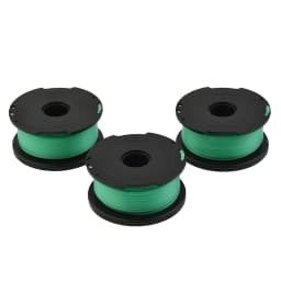 3PCS Trimmer Spool Line Replacement Plastic Spool Line A6482 For Black Decker GL7033 GL8033 GL9035 Garden Lawn Mower Parts