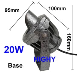 LED Lawn Light 20W Wall Washer Waterproof Floodlights Narrow Beam Spot Lamp Outdoor Landscape Lighting 100-240V Pillar Lighting