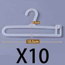 Wholesale For Labubu Clothes Hanger Rack For Doll Clothes Shoes Storage Rack Plastic Accessories Decoration Girl Birthday Gift