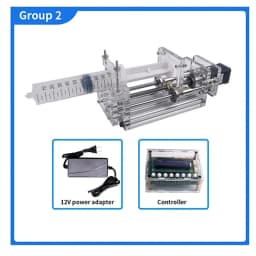 1-150ML Laboratory Micro Syringe Pump Mini Desktop Injection Pump Liquid Glue Dispenser Electric Injection Pump DC 12V
