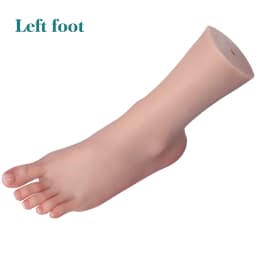 Dokier Realistic Silicone Material Female Hands Model Lifelike Silicone Female Hand Foot Mannequin for Hand Art Jewelry Display