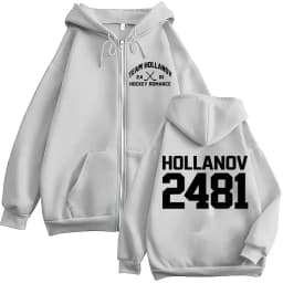 Heated Rivalry Shane Hollander Ilya Rozanov Hollanov 24 81 Zipper Hoodies Men Women Zip Up Sweatshirts Long Sleeves Jackets