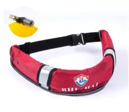 Reflective Automatic Fishing Waist Belt Type Safety Life Jacket Adult Inflatable Life Safety Belt Waist Bag for Boating 구명벨트