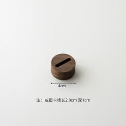 Walnut Wood Jewelry Display Stand Vintage Ring Earring Display Tray Velvet Lining for Jewelry Photography Shop Counter Display