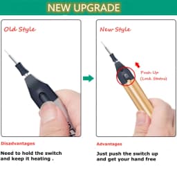 Thread Zapper,Thread for Burner,Trim,Burn and Melt Thread,Hot Thread Cutter for Finishing Bead Weaving Stringing Project