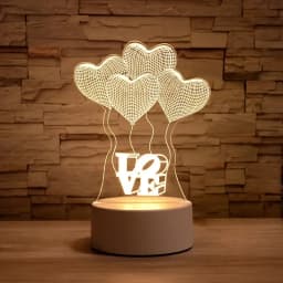 3D Lamp Acrylic USB LED Night Lights Neon Sign Lamp Xmas Christmas Decorations for Home Bedroom Birthday Decor Wedding Gifts