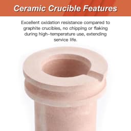 1kg 2kg 3kg Quartz Ceramic Crucible Cupel Bowl for Melting Gold Silver Copper Scrap Metal Casting Goldsmith Tool