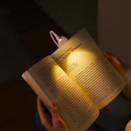 Mini LED Nightlight Clip Light Rechargeable Stepless Dimming 3-Color Temperature Hose Table Lamp for Reading-Ideal Holiday Gift