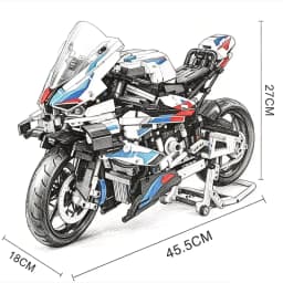 1920PCS MOC Technical M1000RR Motorcycle Building Blocks Collectible Display Motorbike Model Assembly Toy Birthday Gift for Boys