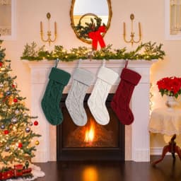 Christmas Stocking Personalized Christmas Knitted Stocking Gift Bag Hanging On The Bedhead/Christmastree Christmas Socks Pendant
