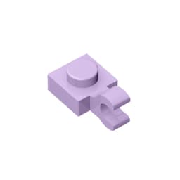 Gobricks GDS-813 PLATE 1X1 W/HOLDER VERTICAL compatible with lego 6019 61252 children's toys Assembles Building Blocks Technical