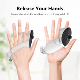 For Meta Quest 3 Adjustable Anti-release Handle Strap Anti-slip Grip Sleeve Protective Cover For Oculus Quest 3S VR Accessories