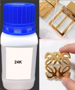 100ml 14K/18K/24K Imported Platinum Rhodium Soak Plating Solution Jewelry Bath Plating Electroplating Liquid for Jewelry DIY