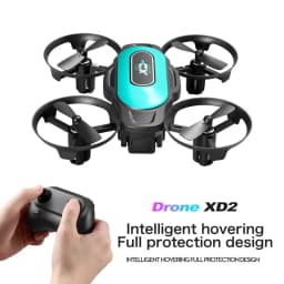 XD2 Mini Pocket toys Crash Resistant 2.4G Four Axis Aircraft 360 ° Rotating Rolling Remote Control Toy Mini Drone Birthday Gift