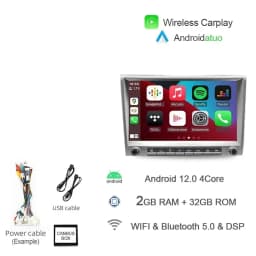 7862 720P Auto Android 13 12G+256G Car Radio GPS Player 4GB Carplay Navigation Autoradio For Porsche Cayman 911 987 Boxster 997