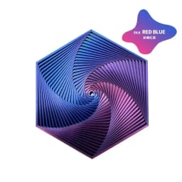 3D Printed Fractal Fidget Hexagon 7cm Portable Playing Sensory Anti-stress Toy Desktop Ornament Kid Toy Visual Gifts Mystery Box