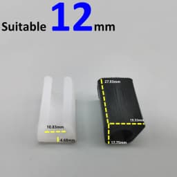 U Shaped Chair Leg Pad Anti-front Tilt Glides for Floor Protector Furniture Foot Table Leg End Tube Caps